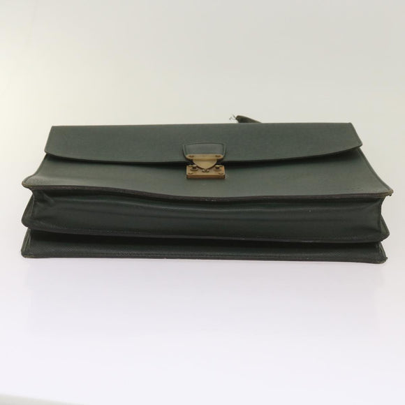 LOUIS VUITTON Taiga Leather Clutch Bag Hand Bag 2 Set Green LV Auth am5763