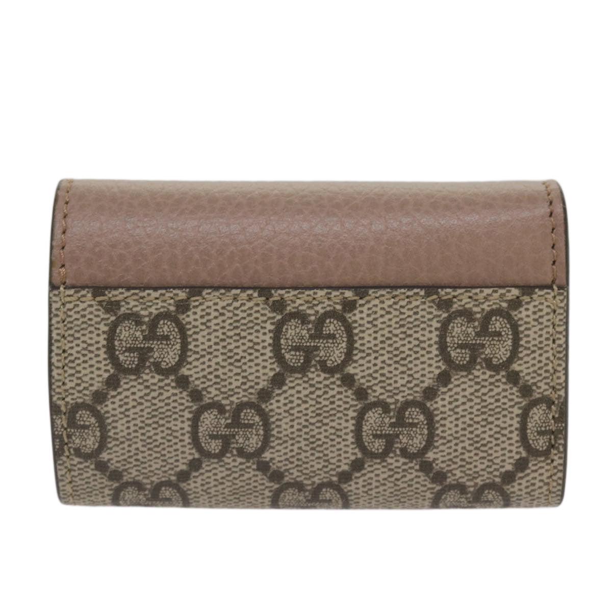 GUCCI GG Marmont Key Case Beige 456118 Auth am5771 - 0