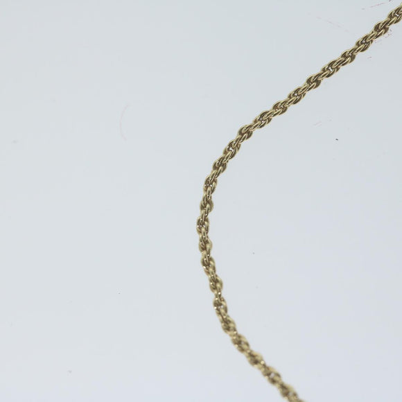 Christian Dior Necklace metal Gold Auth am5774