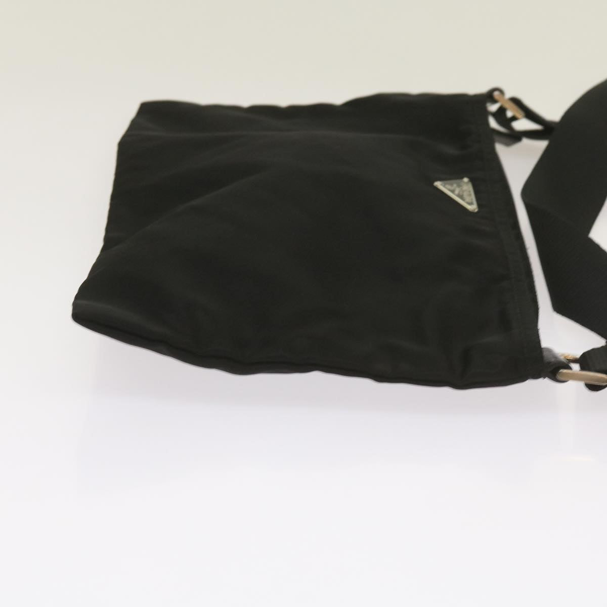 PRADA Shoulder Bag Nylon Black Auth am5780