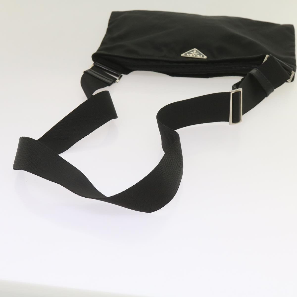 PRADA Shoulder Bag Nylon Black Auth am5780