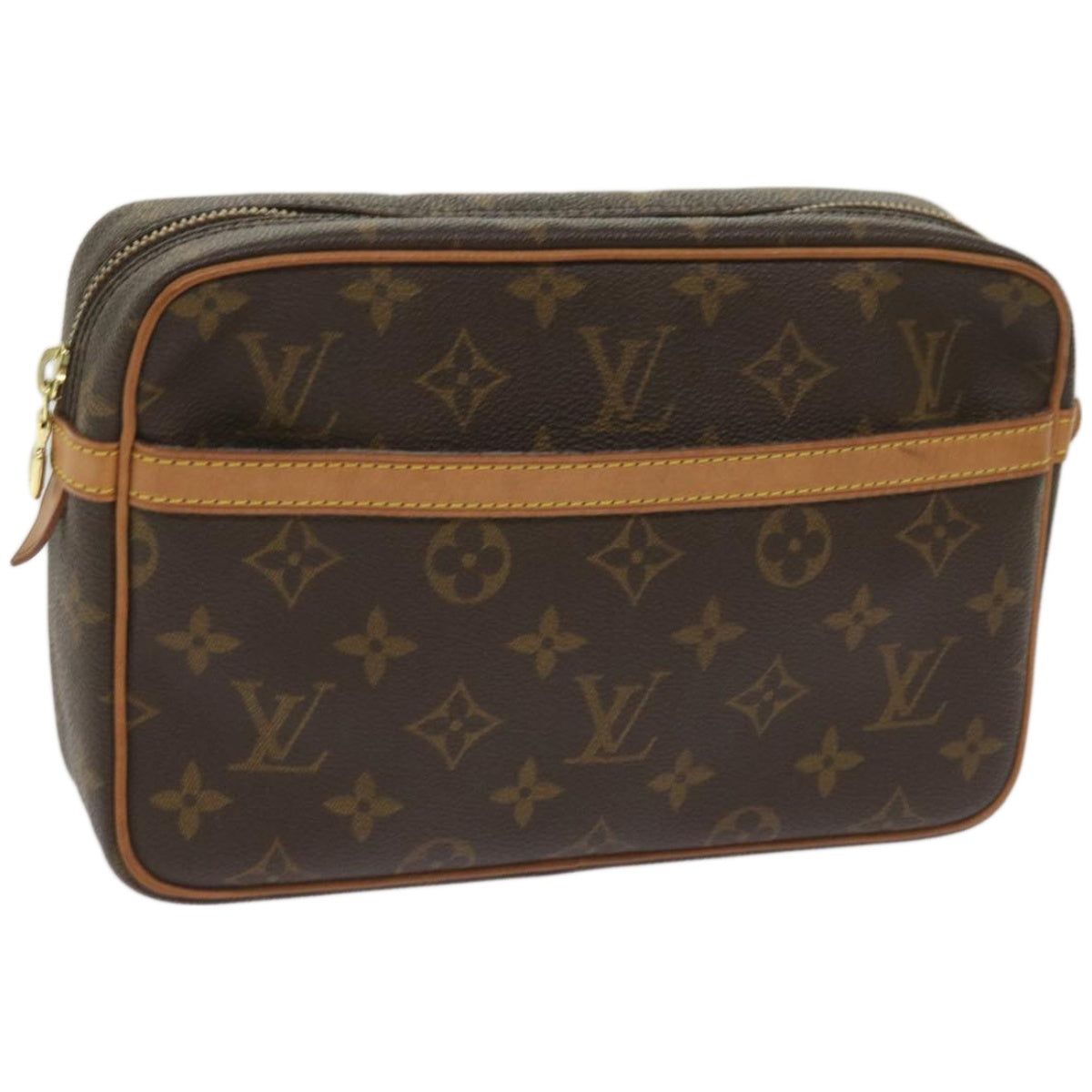 LOUIS VUITTON Monogram Compiegne 23 Clutch Bag M51847 LV Auth am5781