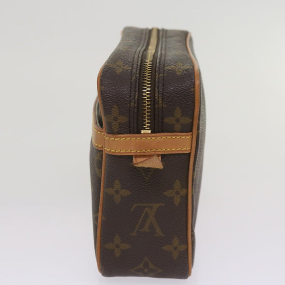 LOUIS VUITTON Monogram Compiegne 23 Clutch Bag M51847 LV Auth am5781