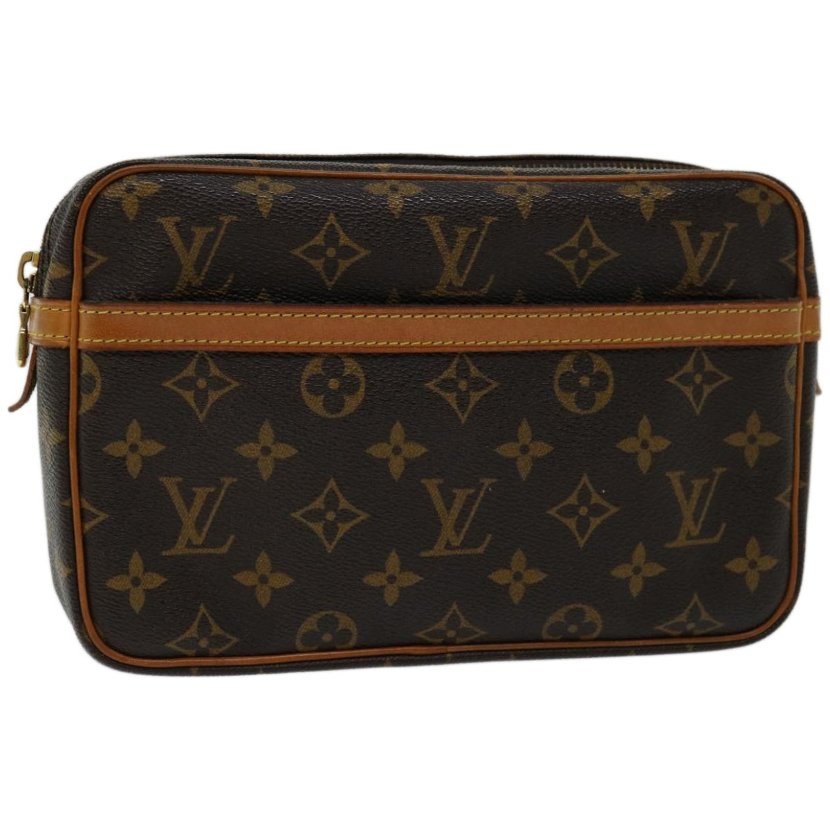 LOUIS VUITTON Monogram Compiegne 23 Clutch Bag M51847 LV Auth am5782