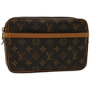 LOUIS VUITTON Monogram Compiegne 23 Clutch Bag M51847 LV Auth am5782-1