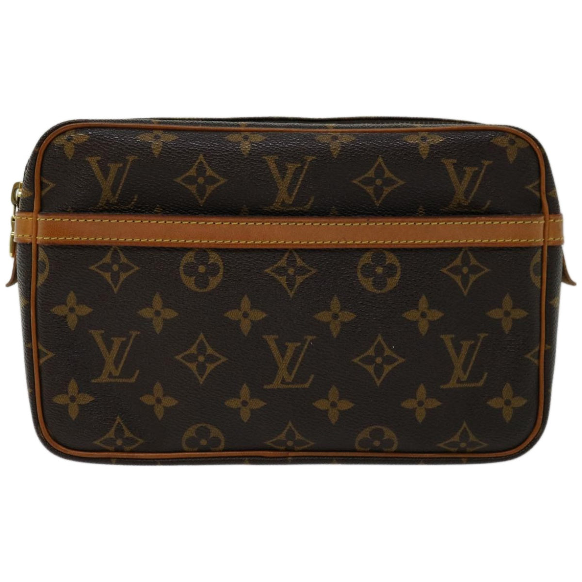 LOUIS VUITTON Monogram Compiegne 23 Clutch Bag M51847 LV Auth am5782