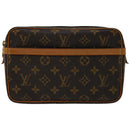 LOUIS VUITTON Monogram Compiegne 23 Clutch Bag M51847 LV Auth am5782-13