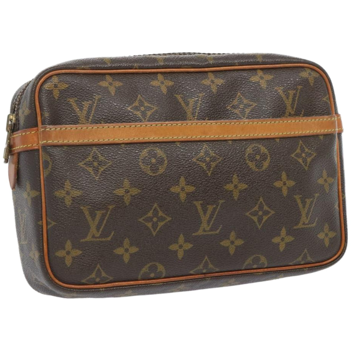 LOUIS VUITTON Monogram Compiegne 23 Clutch Bag M51847 LV Auth am5783