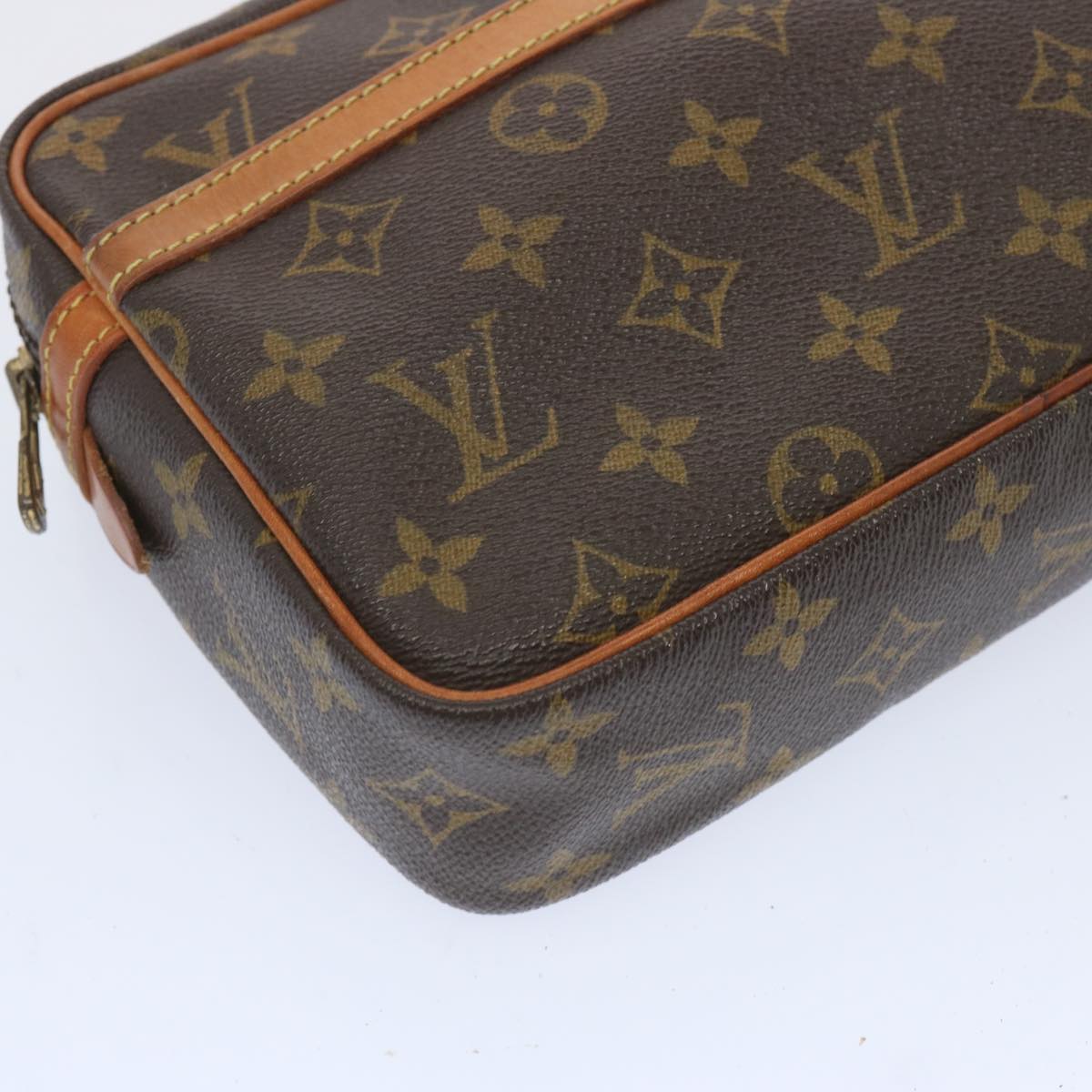 LOUIS VUITTON Monogram Compiegne 23 Clutch Bag M51847 LV Auth am5783