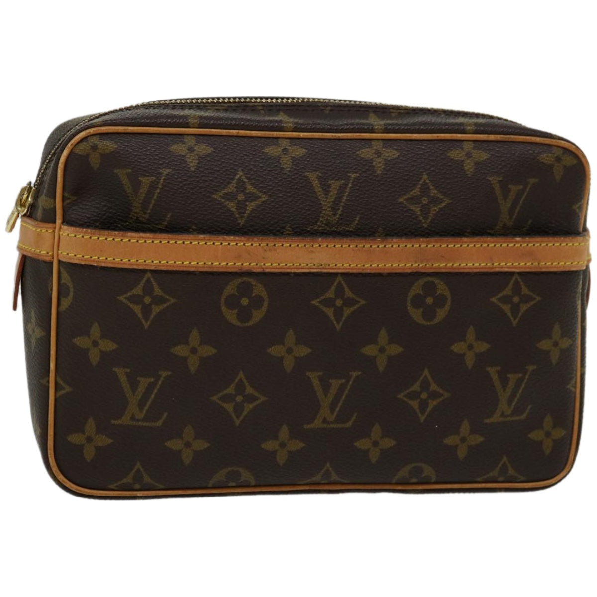 LOUIS VUITTON Monogram Compiegne 23 Clutch Bag M51847 LV Auth am5784