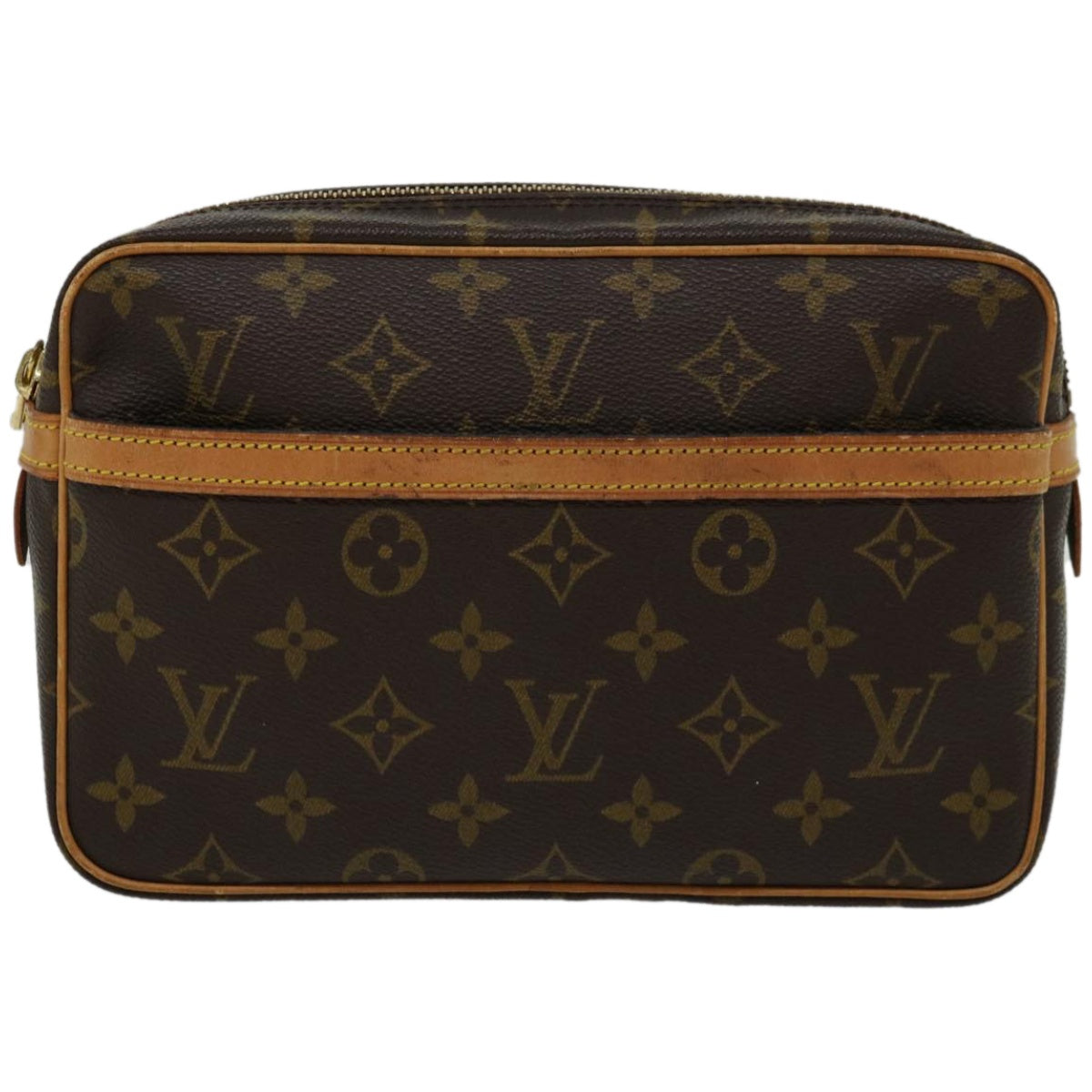 LOUIS VUITTON Monogram Compiegne 23 Clutch Bag M51847 LV Auth am5784