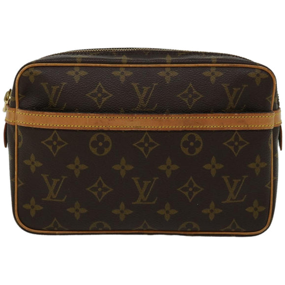 LOUIS VUITTON Monogram Compiegne 23 Clutch Bag M51847 LV Auth am5784