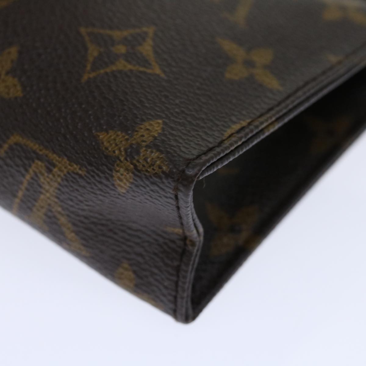 LOUIS VUITTON Monogram Poche Toilette 15 Pouch M47546 LV Auth am5786