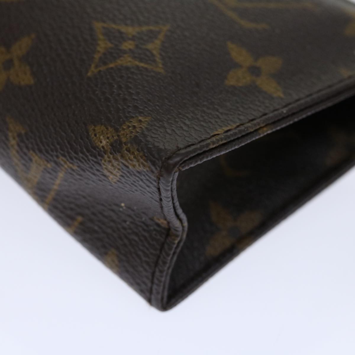 LOUIS VUITTON Monogram Poche Toilette 15 Pouch M47546 LV Auth am5786