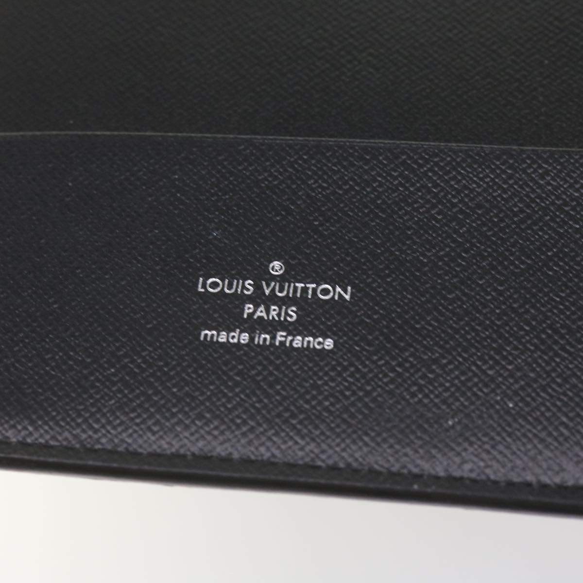 LOUIS VUITTON Epi Agenda GM New Day Planner Cover Black R20212 LV Auth am5793