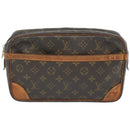 LOUIS VUITTON Monogram Compiegne 28 Clutch Bag M51845 LV Auth am5799-13
