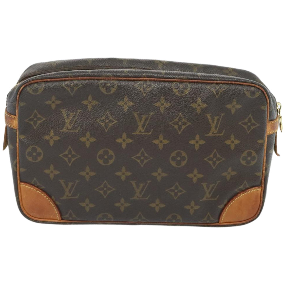 LOUIS VUITTON Monogram Compiegne 28 Clutch Bag M51845 LV Auth am5799 - 0