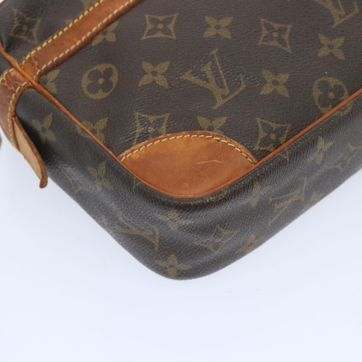 LOUIS VUITTON Monogram Compiegne 28 Clutch Bag M51845 LV Auth am5799