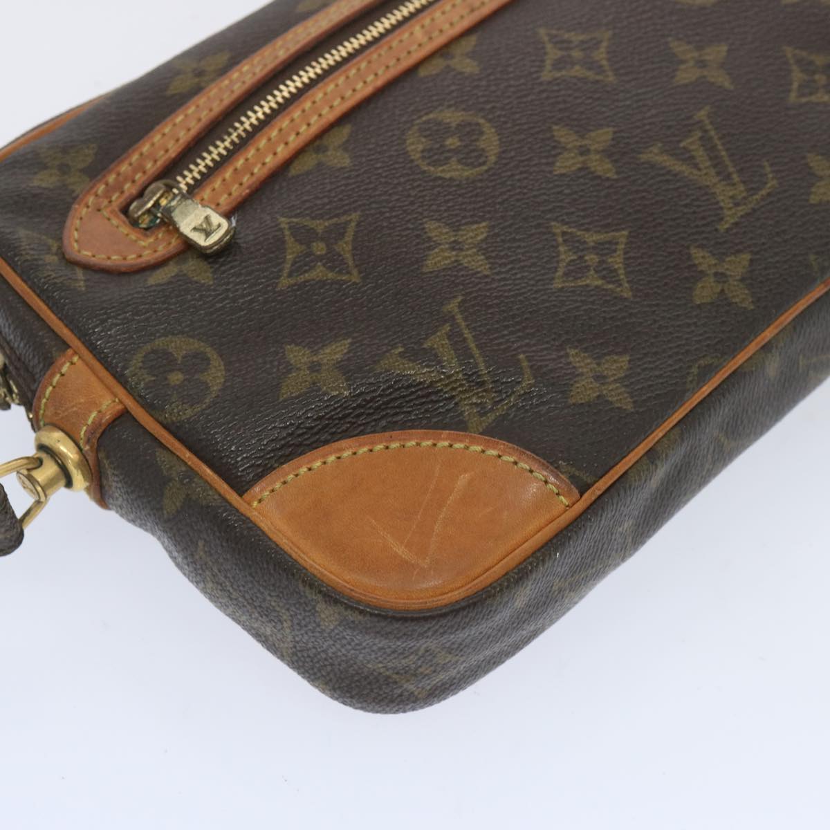 LOUIS VUITTON Monogram Marly Dragonne GM Clutch Bag M51825 LV Auth am5801