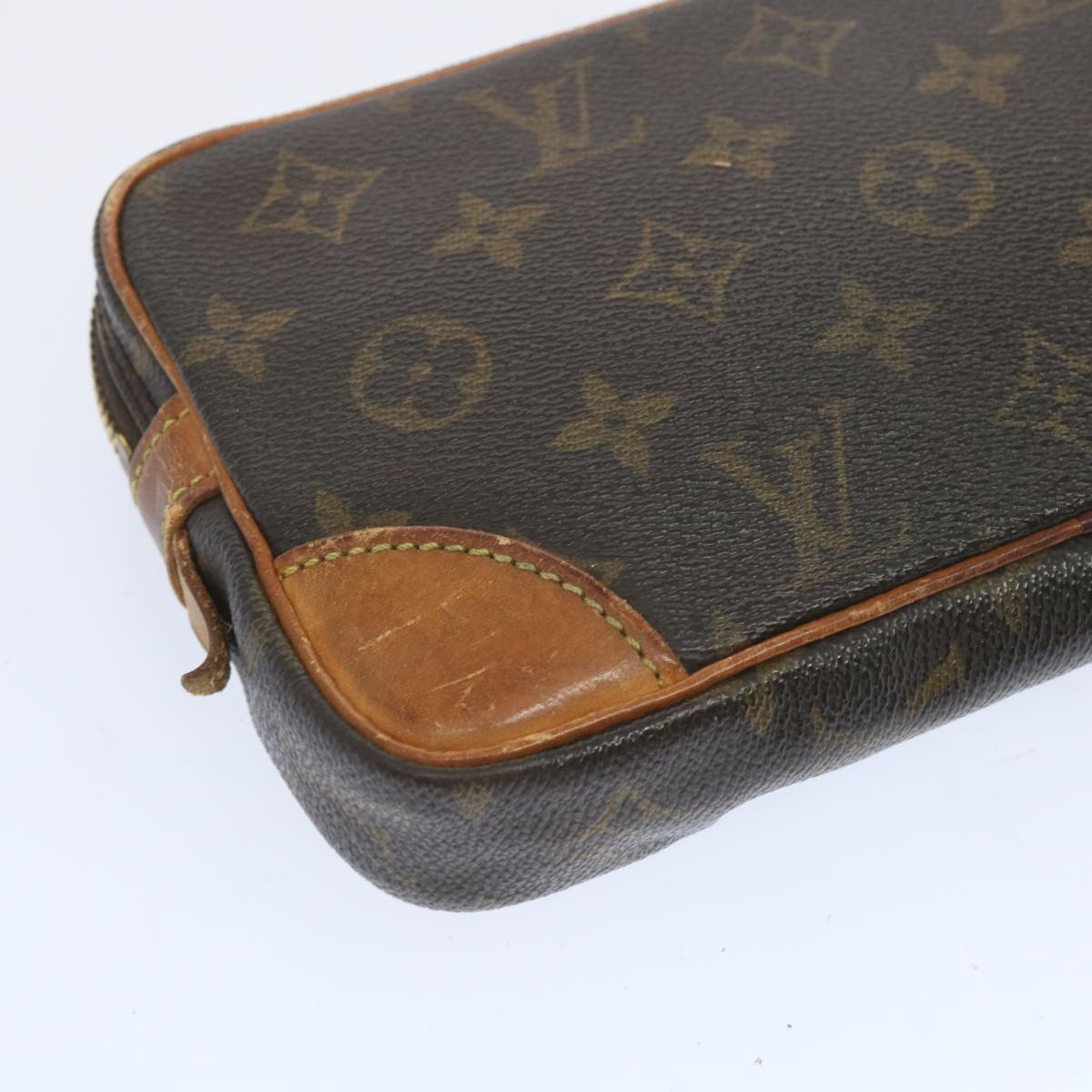 LOUIS VUITTON Monogram Marly Dragonne PM Clutch Bag M51827 LV Auth am5803