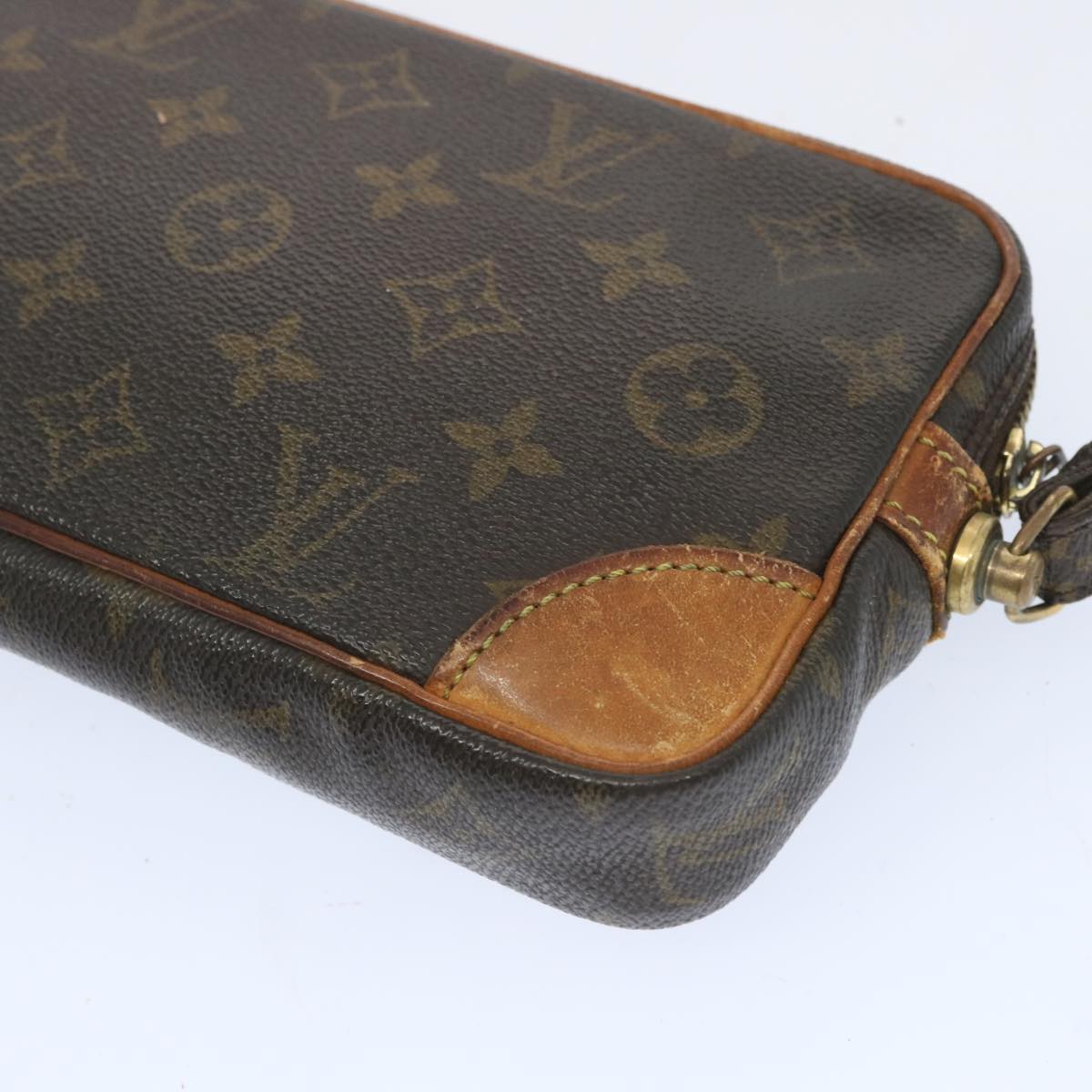 LOUIS VUITTON Monogram Marly Dragonne PM Clutch Bag M51827 LV Auth am5803