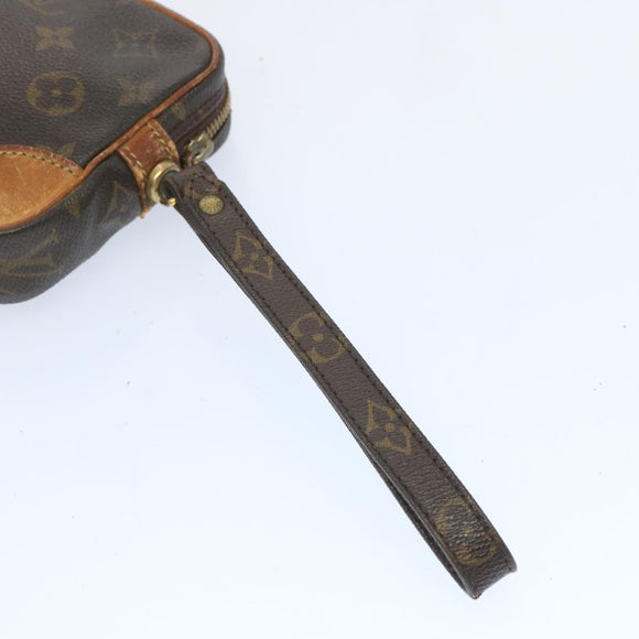 LOUIS VUITTON Monogram Marly Dragonne PM Clutch Bag M51827 LV Auth am5803