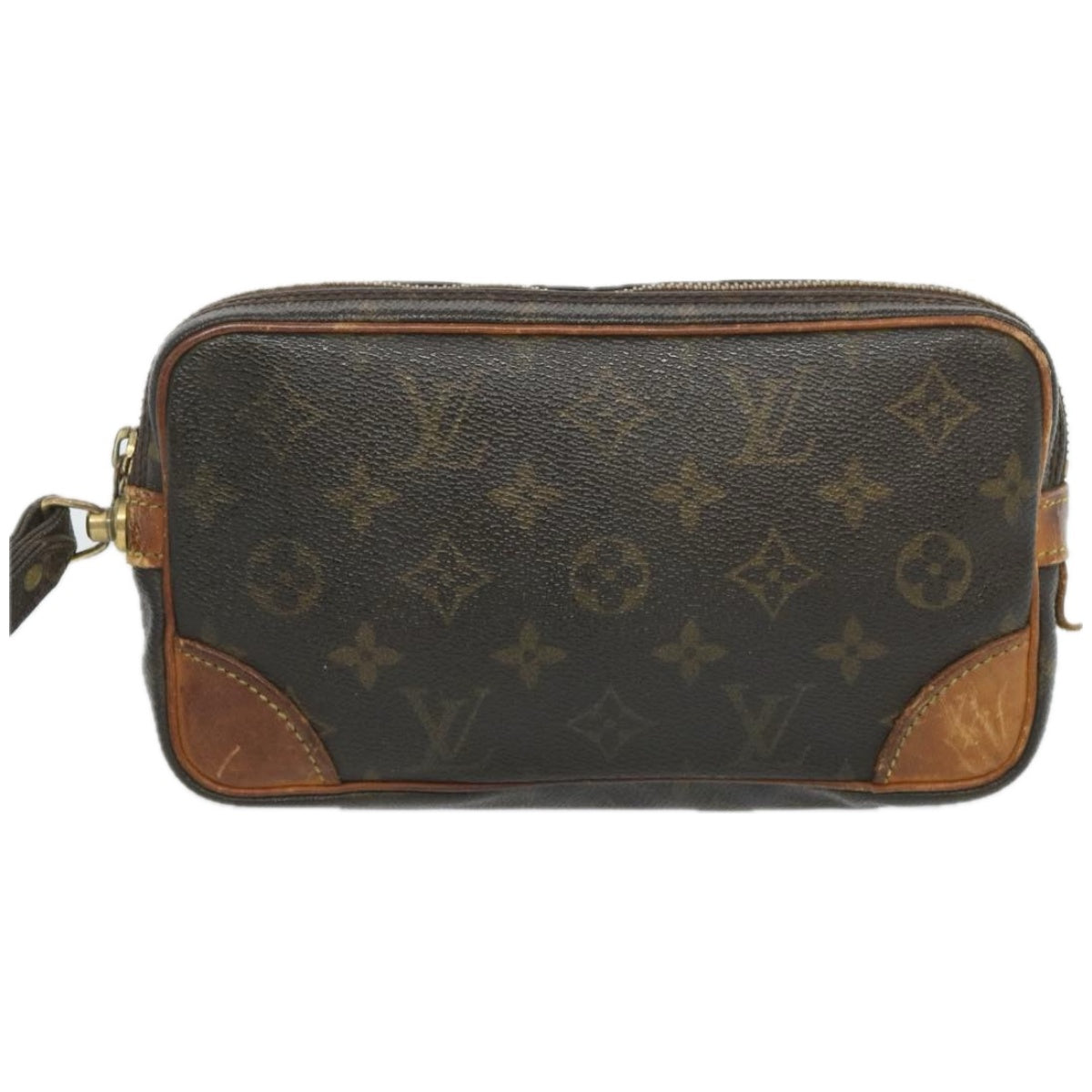 LOUIS VUITTON Monogram Marly Dragonne PM Clutch Bag M51827 LV Auth am5803