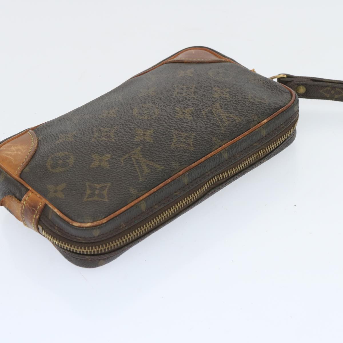 LOUIS VUITTON Monogram Marly Dragonne PM Clutch Bag M51827 LV Auth am5803