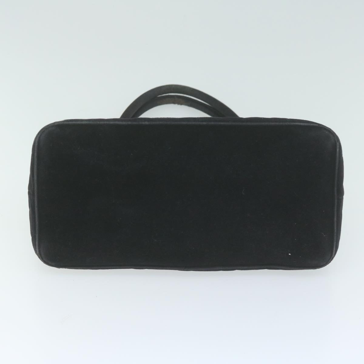 CHANEL Materasse Tote Bag Velor Standard Black CC Auth am5812