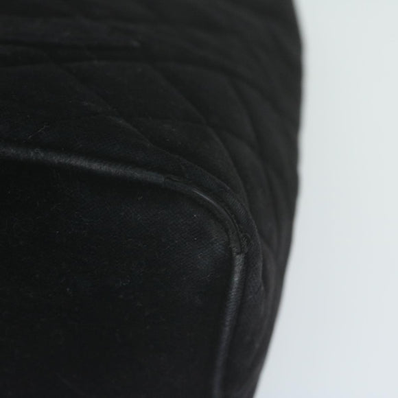 CHANEL Materasse Tote Bag Velor Standard Black CC Auth am5812