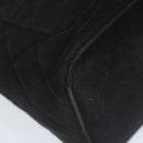 CHANEL Materasse Tote Bag Velor Standard Black CC Auth am5812-17