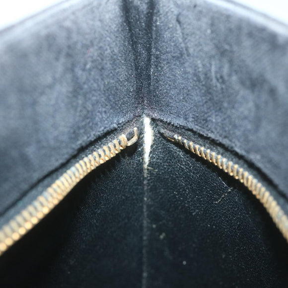 CHANEL Materasse Tote Bag Velor Standard Black CC Auth am5812