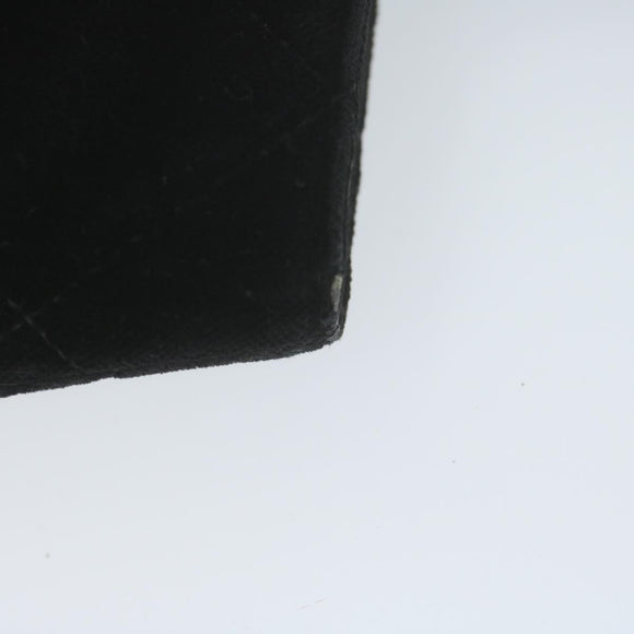 CHANEL Materasse Tote Bag Velor Standard Black CC Auth am5812