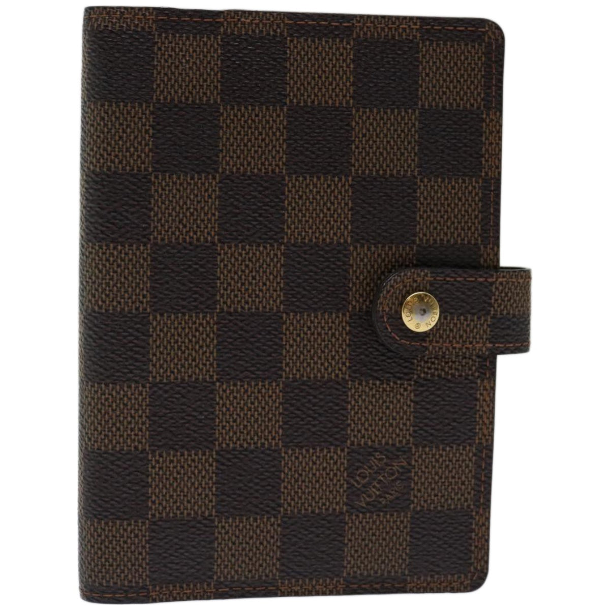 LOUIS VUITTON Damier Ebene Agenda PM Day Planner Cover R20029 LV Auth am5828