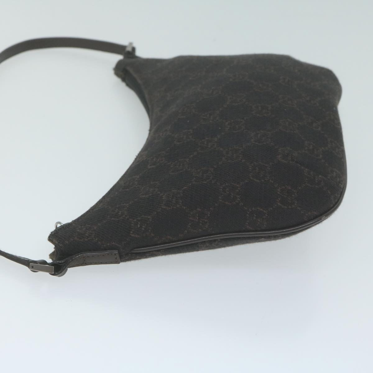 GUCCI GG Canvas Shoulder Bag Brown 32160 Auth am5836