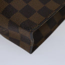 LOUIS VUITTON Damier Ebene Poche Toilette 26 Pouch N47543 LV Auth am5837-16