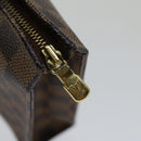 LOUIS VUITTON Damier Ebene Poche Toilette 26 Pouch N47543 LV Auth am5837-8