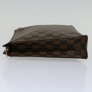LOUIS VUITTON Damier Ebene Poche Toilette 26 Pouch N47543 LV Auth am5837-3