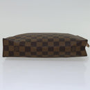 LOUIS VUITTON Damier Ebene Poche Toilette 26 Pouch N47543 LV Auth am5837-6