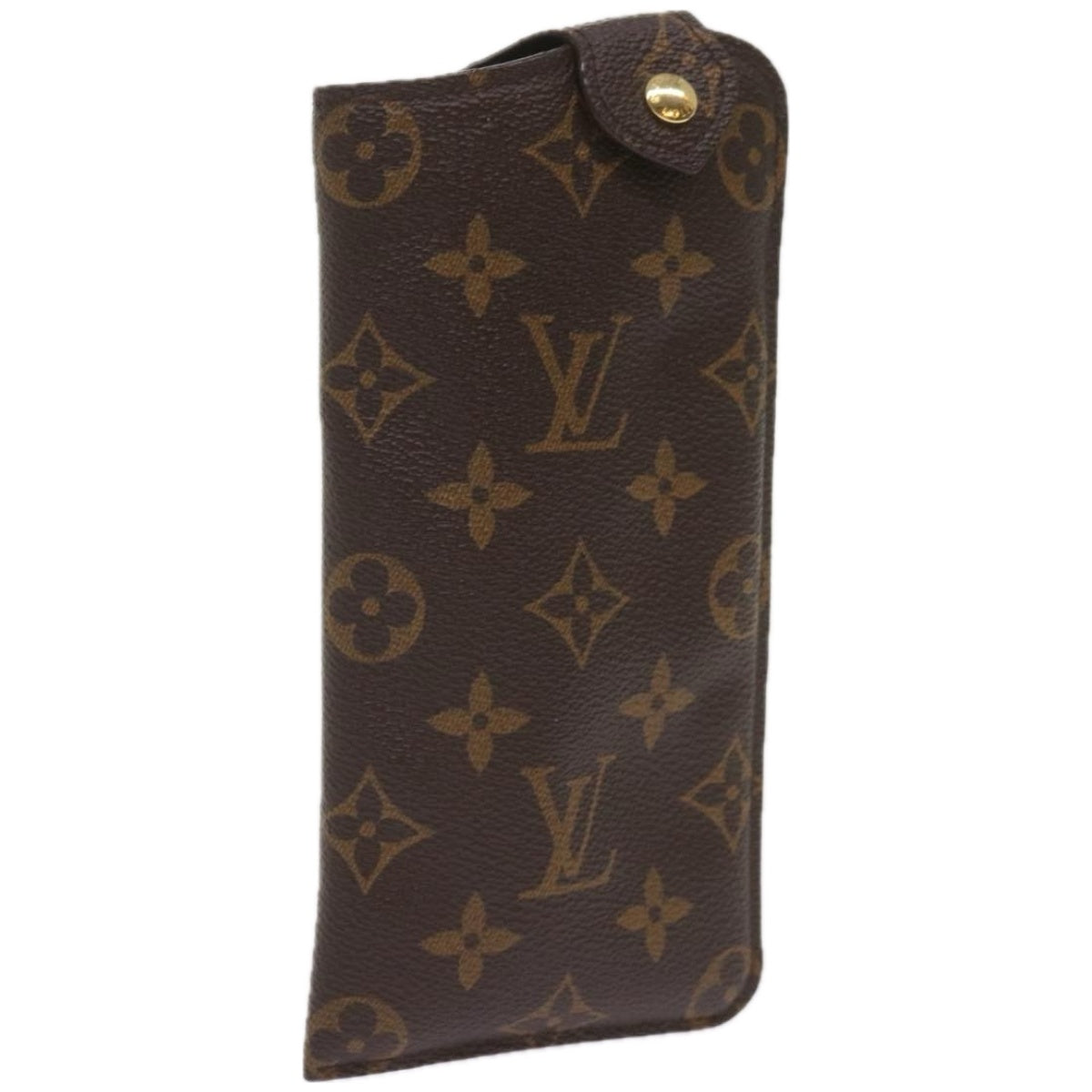 LOUIS VUITTON Monogram Etui Lunette MM Glasses Case M66544 LV Auth am5846