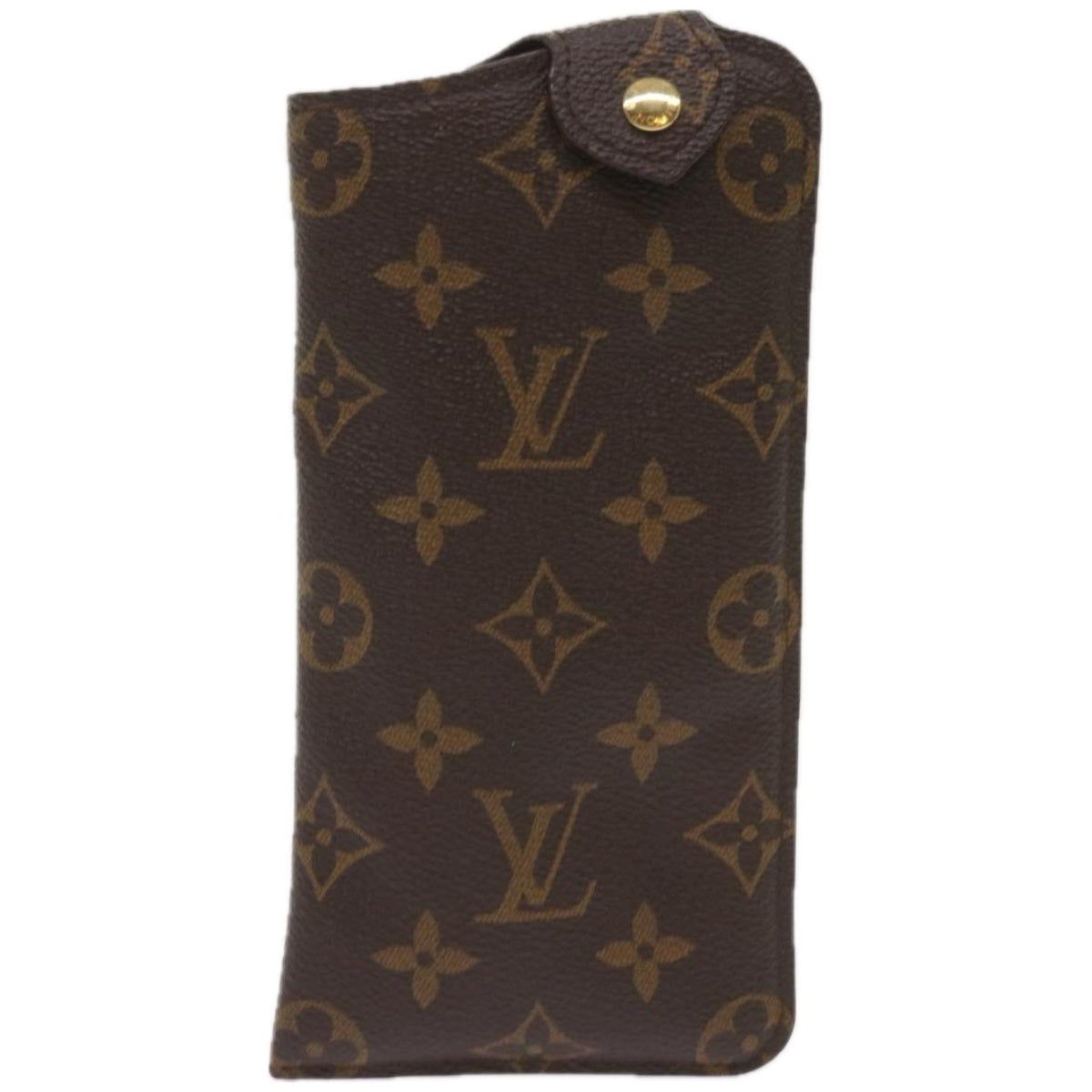 LOUIS VUITTON Monogram Etui Lunette MM Glasses Case M66544 LV Auth am5846