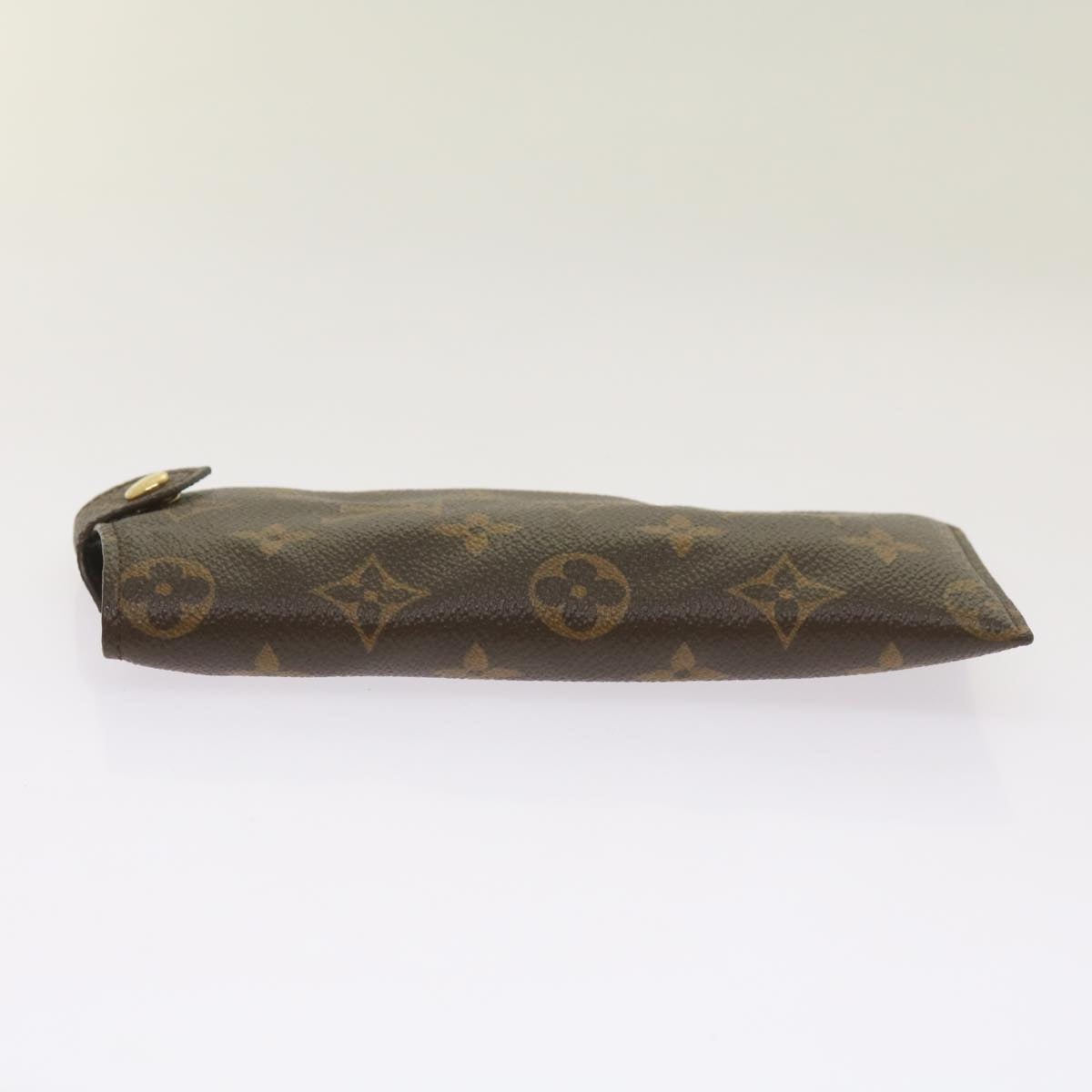 LOUIS VUITTON Monogram Etui Lunette MM Glasses Case M66544 LV Auth am5846