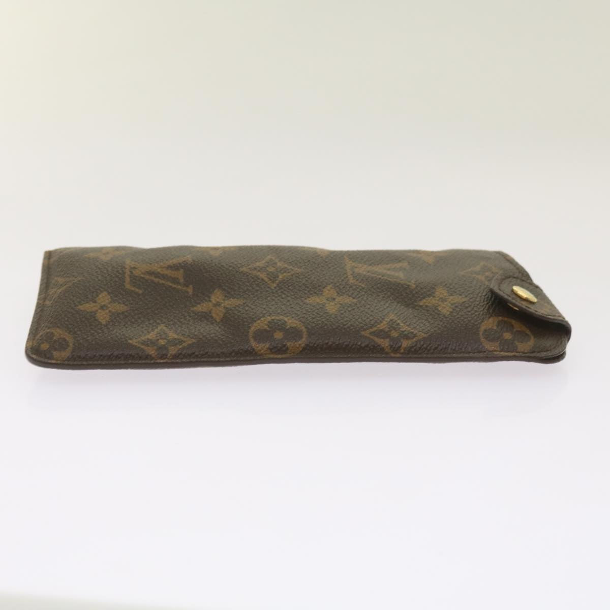 LOUIS VUITTON Monogram Etui Lunette MM Glasses Case M66544 LV Auth am5846