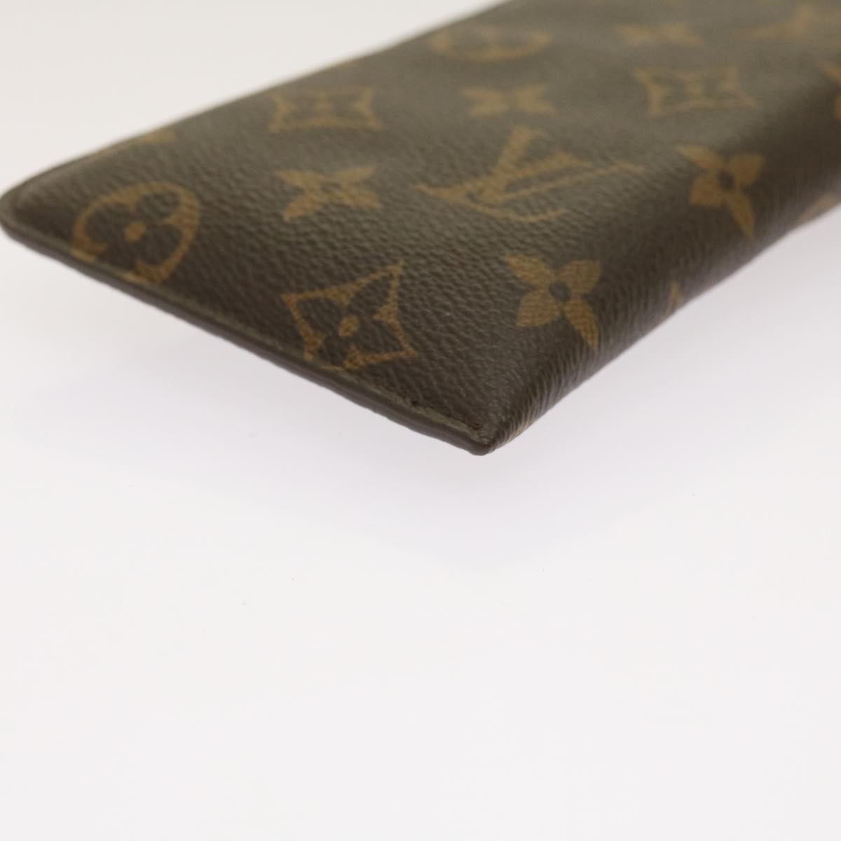 LOUIS VUITTON Monogram Etui Lunette MM Glasses Case M66544 LV Auth am5846