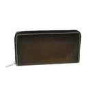 Berluti Calligraphy Long Wallet Leather Brown Auth am5861-1