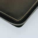 Berluti Calligraphy Long Wallet Leather Brown Auth am5861-16