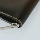 Berluti Calligraphy Long Wallet Leather Brown Auth am5861-17