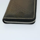 Berluti Calligraphy Long Wallet Leather Brown Auth am5861-3