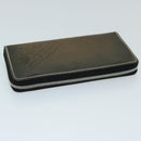 Berluti Calligraphy Long Wallet Leather Brown Auth am5861-5