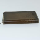 Berluti Calligraphy Long Wallet Leather Brown Auth am5861-6